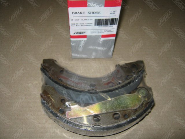 Колодка торм. барабан. VW GOLF II, POLO -97 задн. (RIDER)