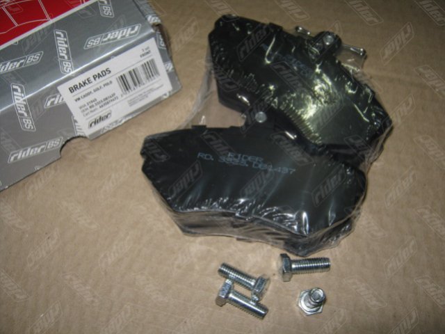 Колодка торм. диск. VW CADDY, GOLF, POLO передн. (RIDER)