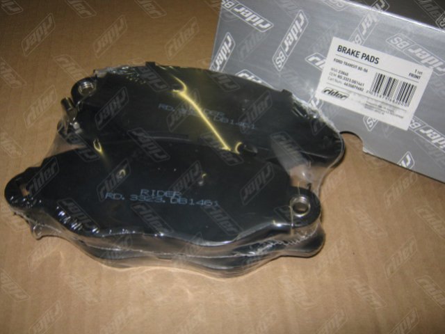 Колодка торм. диск. FORD TRANSIT 00-06 передн. (RIDER)