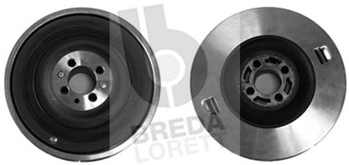 Ременный шкив, коленчатый вал