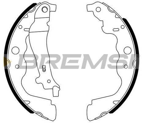 Комлект тормозных накладок
