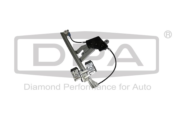 window regulator without motor;  right rear