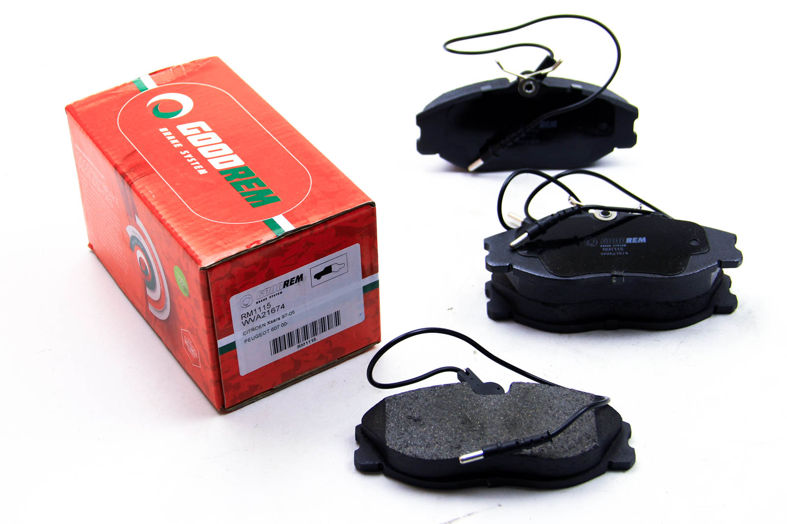 Тормозные колодки перед Peugeot 406/607 (TRW)