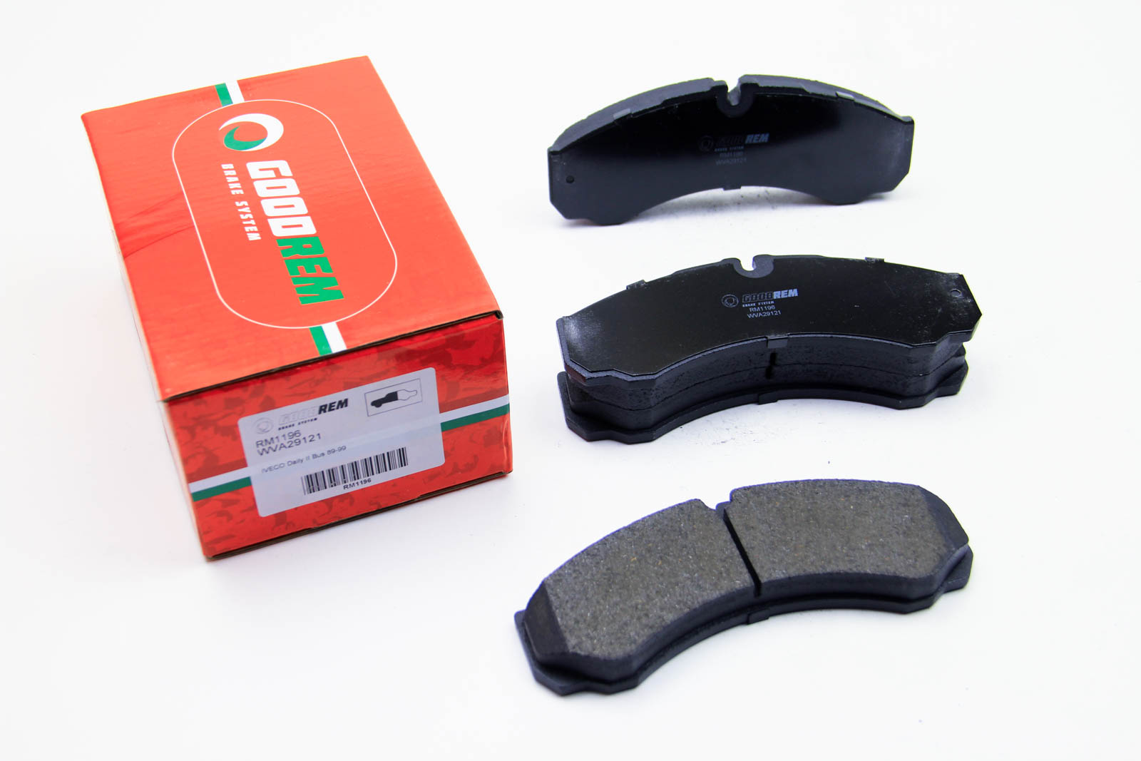 Тормозные колодки перед/зад Daily 99- (спарка)