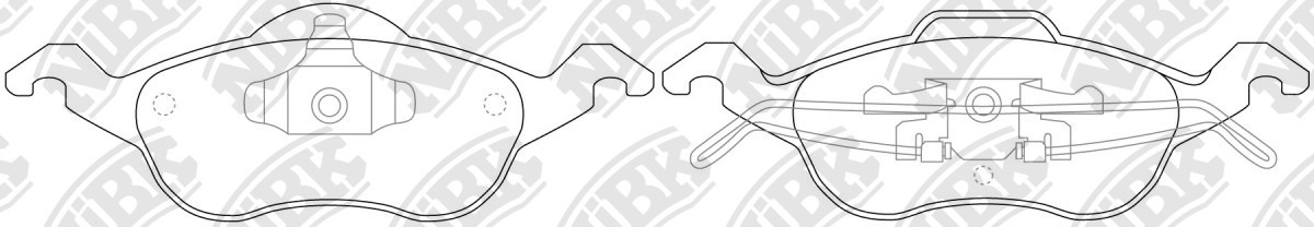 Колодки гальмівні дискові